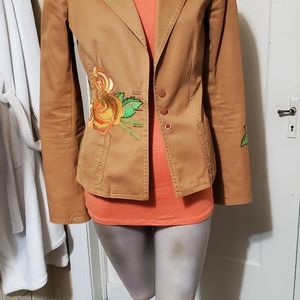 Johny Was JW Los Angeles embroidered blazer